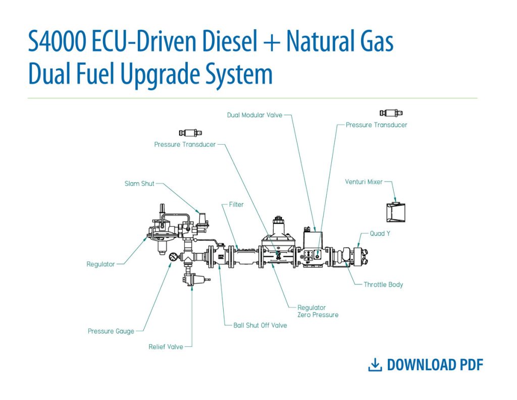 V4000 Dual Fuel System Schematic